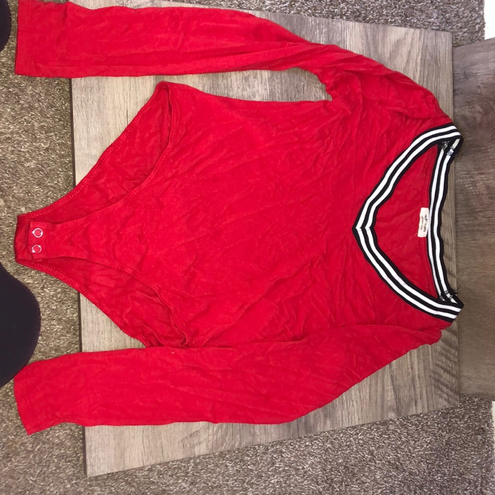 Red bodysuit